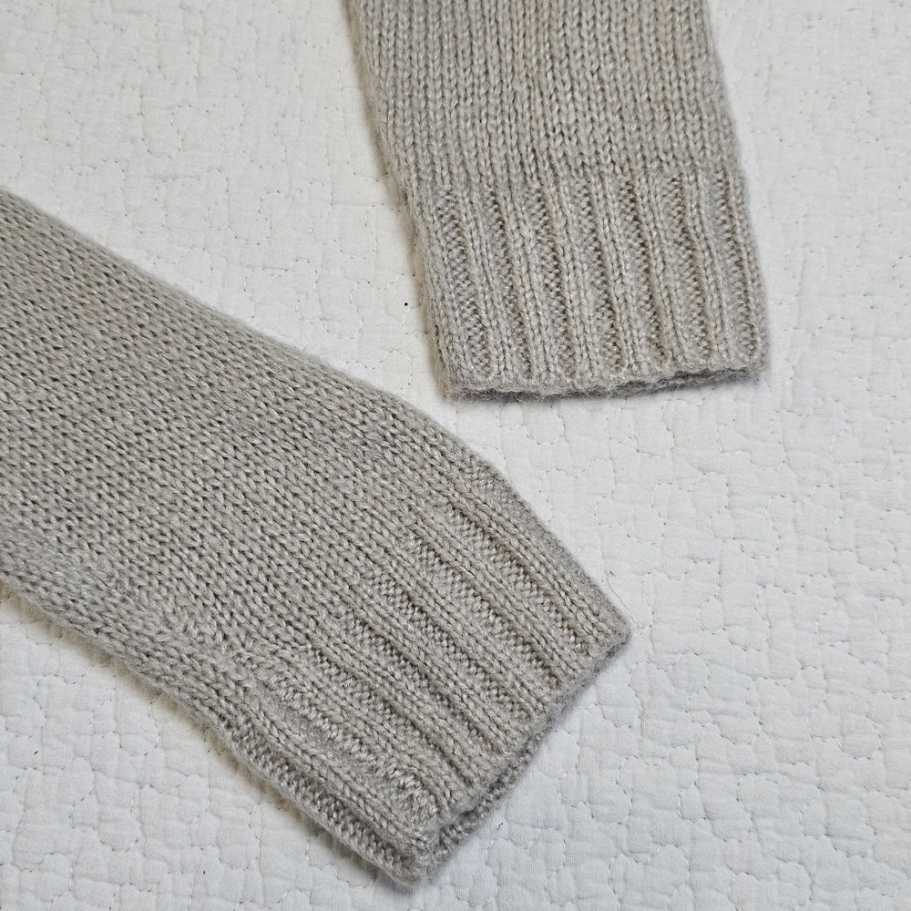 Chico's Drape-Front Colorblock Cardigan - Picture 9 of 10
